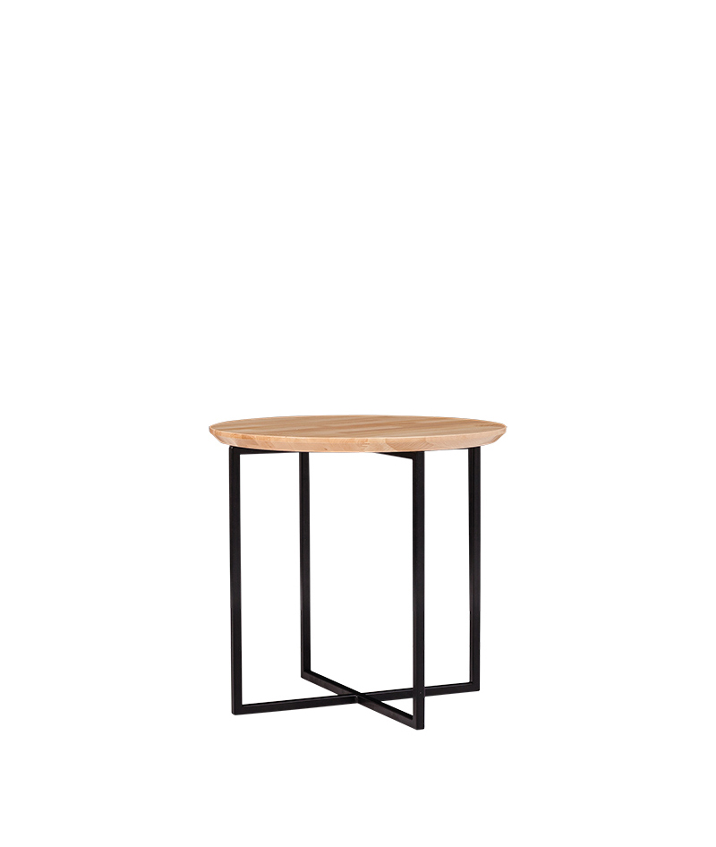 tavolo kube c 6060 in legno tavolo artigianale di design per ufficio vista frontale moschella