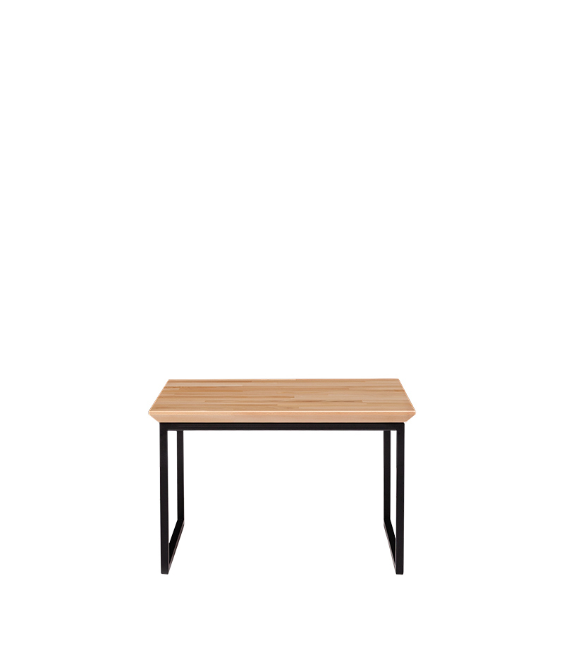 tavolo kube s 6060 in legno tavolo artigianale di design per ufficio vista1 frontale moschella