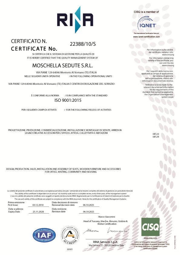 certificato ISO-9001