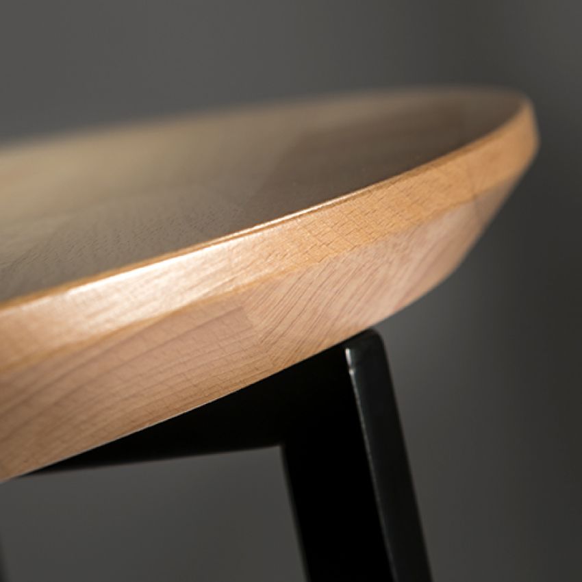 tavolo artigianale di legno di design Moschella Sedute Abruzzo Italy