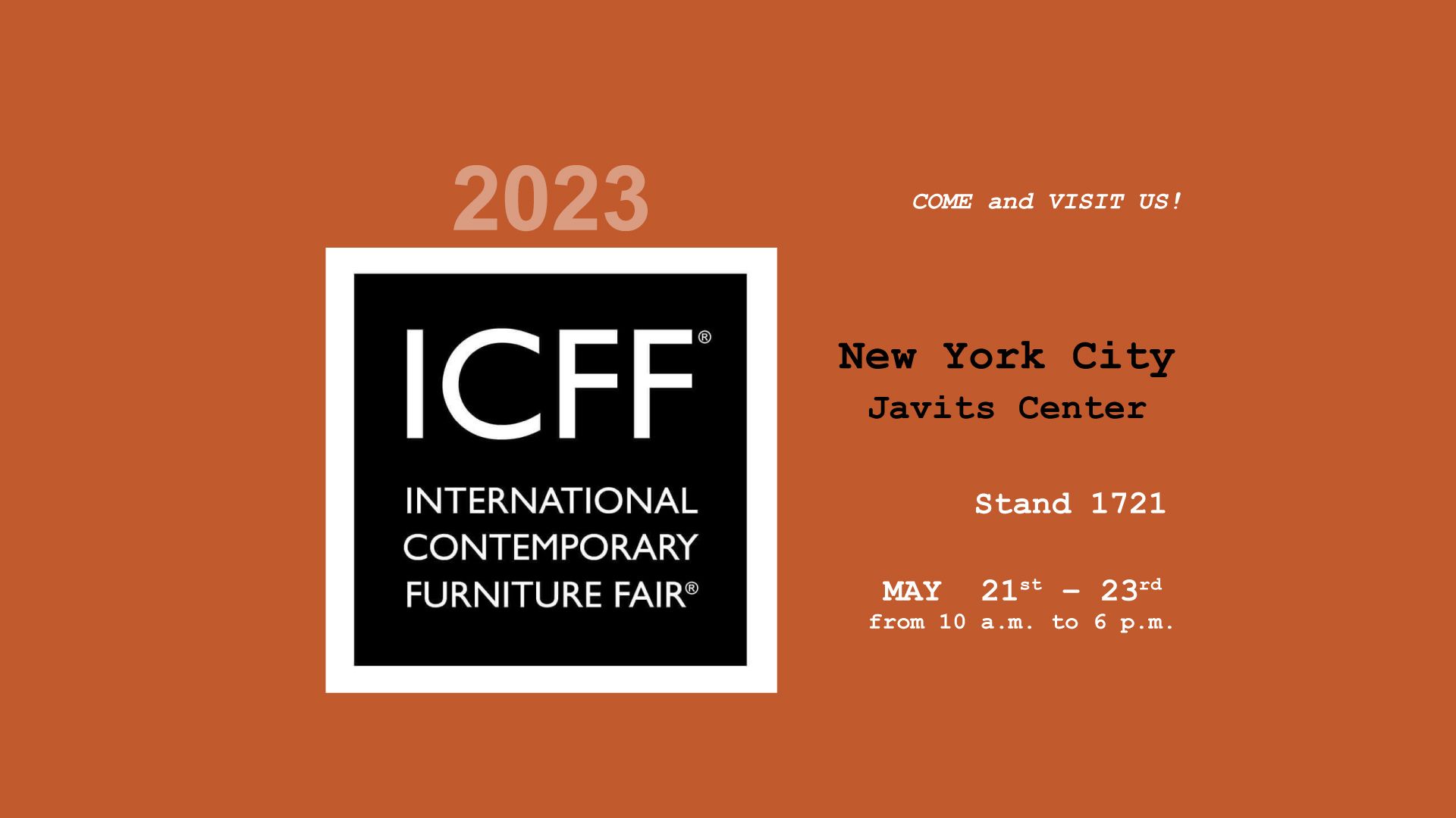 banner 2023 ICFF New York